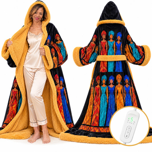 The Snuggly CozyCulture™ Heated Blanket Robe
