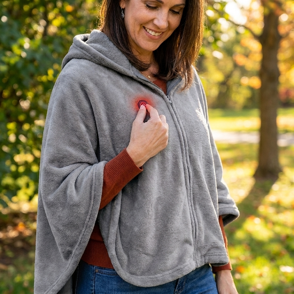 The Snuggly Wrap™ – Wearable Heated Blanket