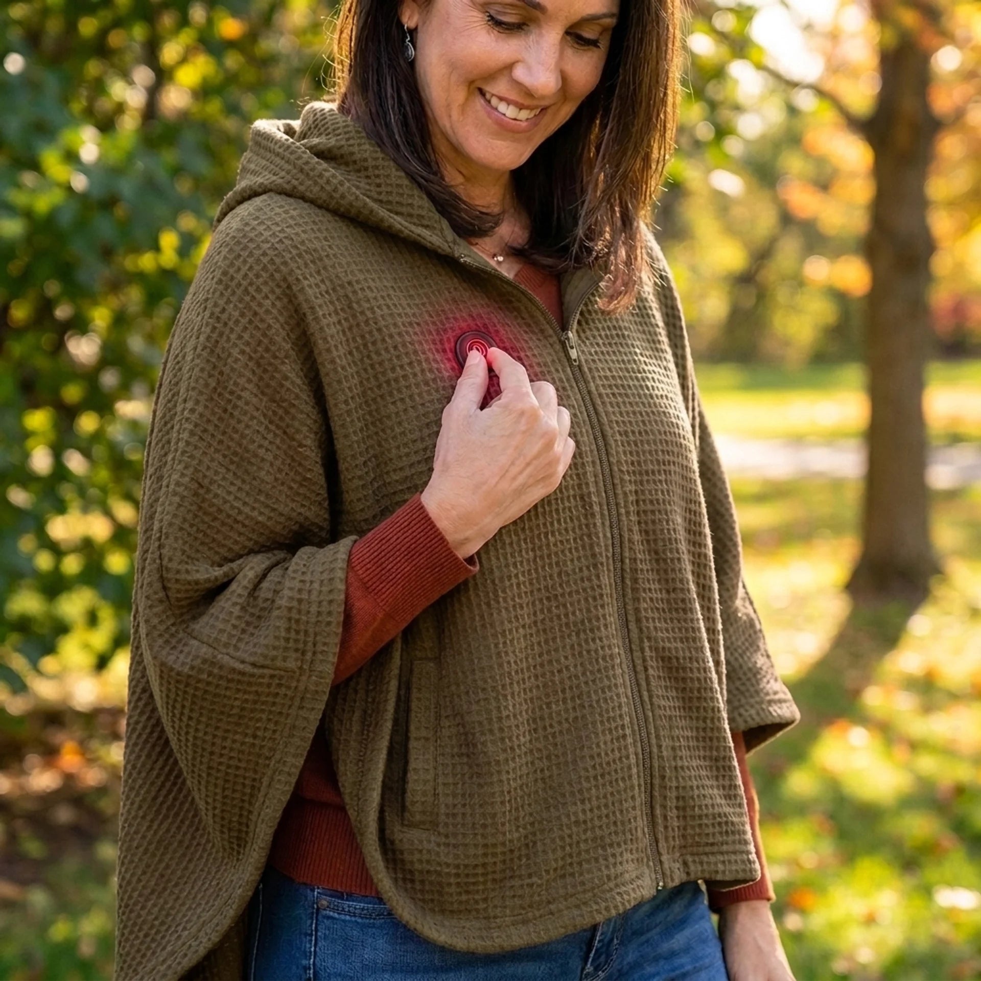 The Snuggly Wrap™ – Wearable Heated Blanket