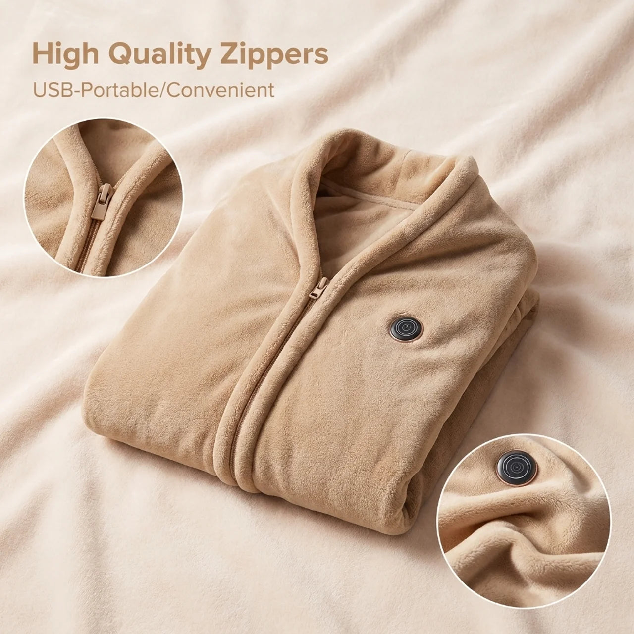 The Snuggly Wrap™ – Wearable Heated Blanket