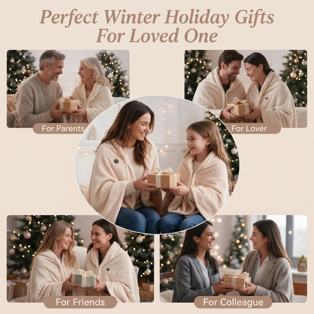 The Snuggly Wrap™ – Wearable Heated Blanket