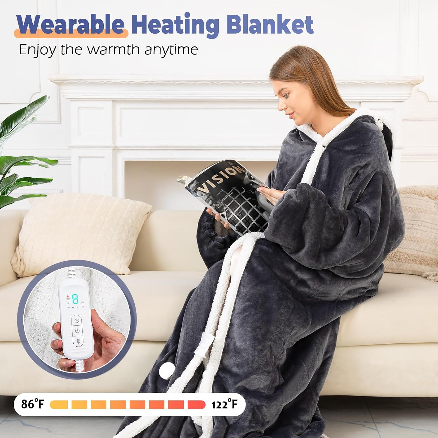 The Snuggly Robe™ – Wearable Heated Blanket Robe